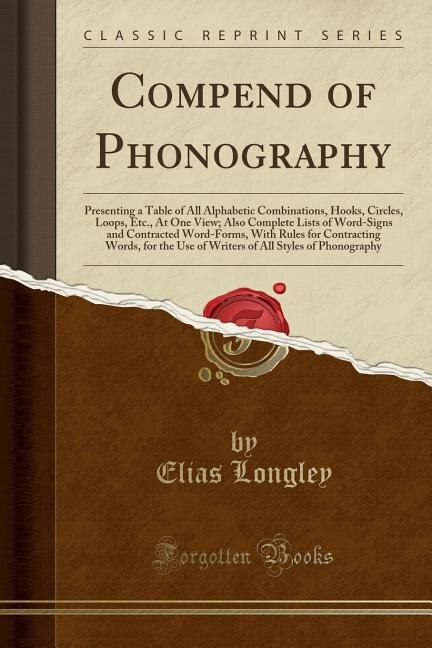 Front cover_Compend of Phonography