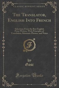 Couverture_The Translator, English Into French