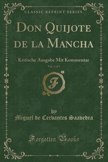 Front cover_Don Quijote de la Mancha, Vol. 1 of 5
