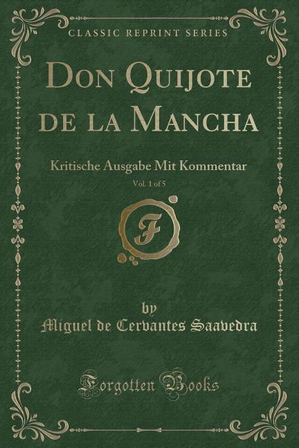 Front cover_Don Quijote de la Mancha, Vol. 1 of 5
