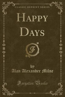 Front cover_Happy Days (Classic Reprint)
