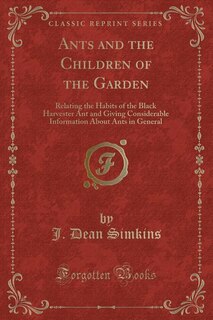 Front cover_Ants and the Children of the Garden
