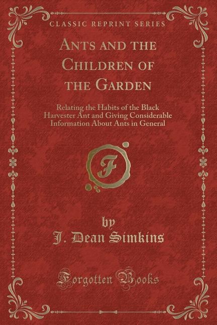 Front cover_Ants and the Children of the Garden
