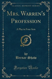 Couverture_Mrs. Warren's Profession