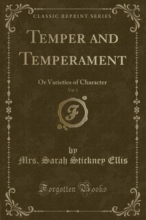 Front cover_Temper and Temperament, Vol. 1