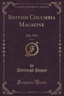 Front cover_British Columbia Magazine, Vol. 7