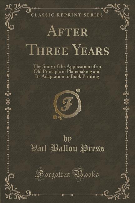 Front cover_After Three Years