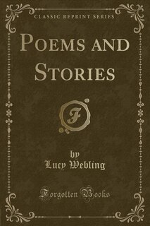Couverture_Poems and Stories (Classic Reprint)