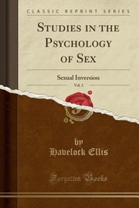 Front cover_Studies in the Psychology of Sex, Vol. 2