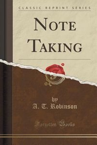 Couverture_Note Taking (Classic Reprint)
