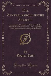 Front cover_Die Zentralkarolinische Sprache