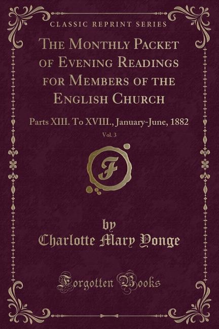 Front cover_The Monthly Packet of Evening Readings for Members of the English Church, Vol. 3