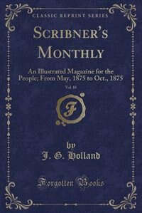 Couverture_Scribner's Monthly, Vol. 10
