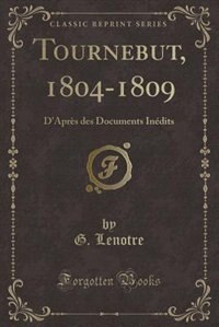 Couverture_Tournebut, 1804-1809