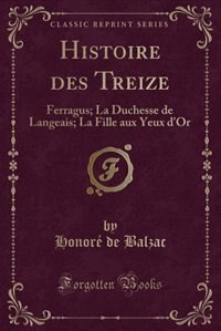 Front cover_Histoire des Treize