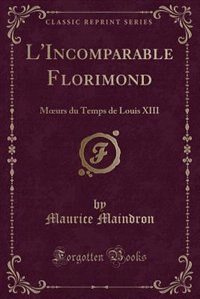 Couverture_L'Incomparable Florimond