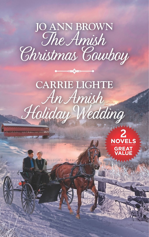 Couverture_The Amish Christmas Cowboy and An Amish Holiday Wedding