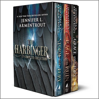 Front cover_Jennifer Armentrout Harbinger Series Box Set: Storm and Fury, Rage and Ruin, Grace and Glory