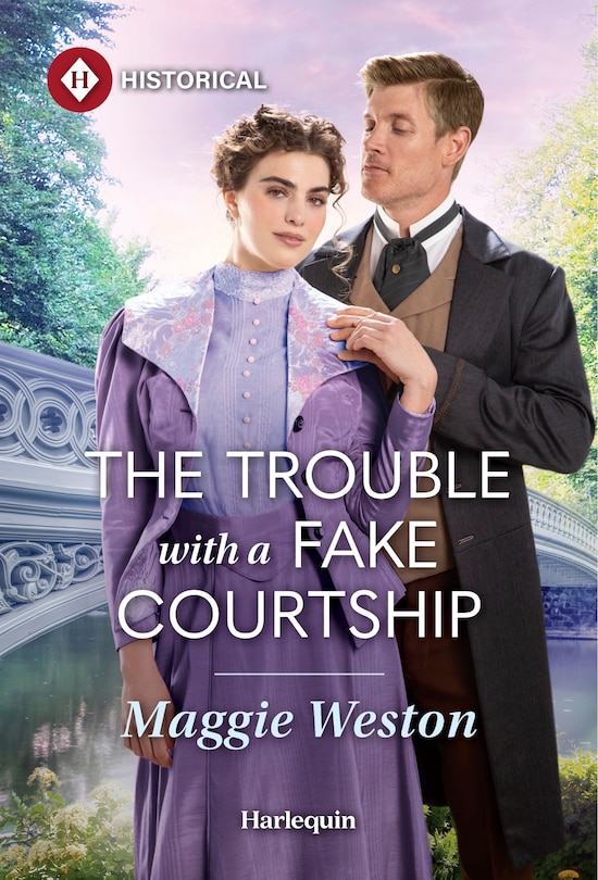 Front cover_The Trouble with a Fake Courtship