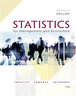 Front cover_Statistics For Management And Economics + Xlstat Bind-in