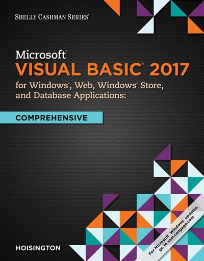 Couverture_Microsoft Visual Basic 2017 For Windows, Web, And Database Applications: Comprehensive
