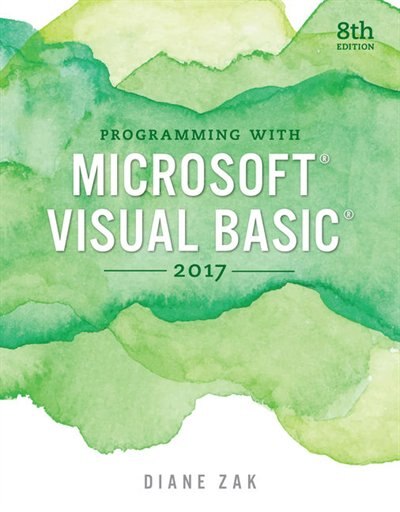 Front cover_Programming With Microsoft Visual Basic 2017