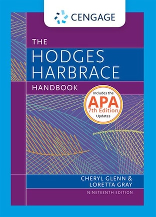 Hodges Harbrace Handbook, 2016 Mla Update