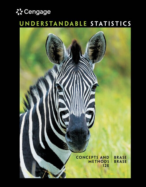 Front cover_Student Solutions Manual For Brase/brase's Understandable Statistics, 12th