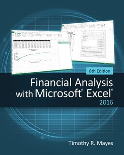 Couverture_Financial Analysis with Microsoft Excel 2016, 8E