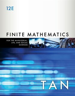 Couverture_Finite Mathematics For The Managerial, Life, And Social Sciences