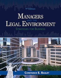 Couverture_Managers And The Legal Environment