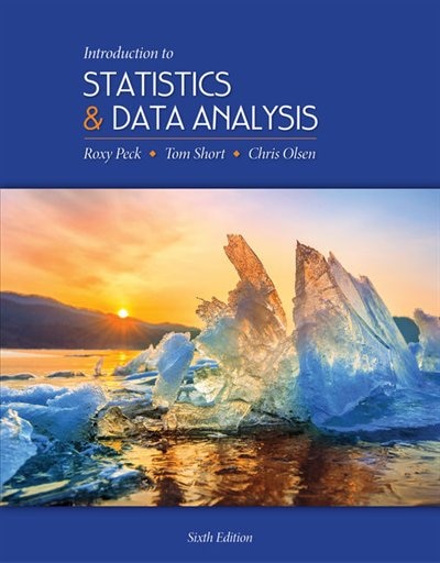 Couverture_Introduction To Statistics And Data Analysis