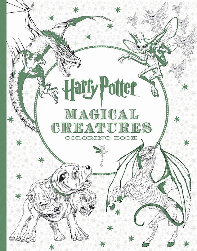 Couverture_Harry Potter Magical Creatures Coloring Book