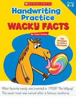 Front cover_Handwriting Practice: Wacky Facts