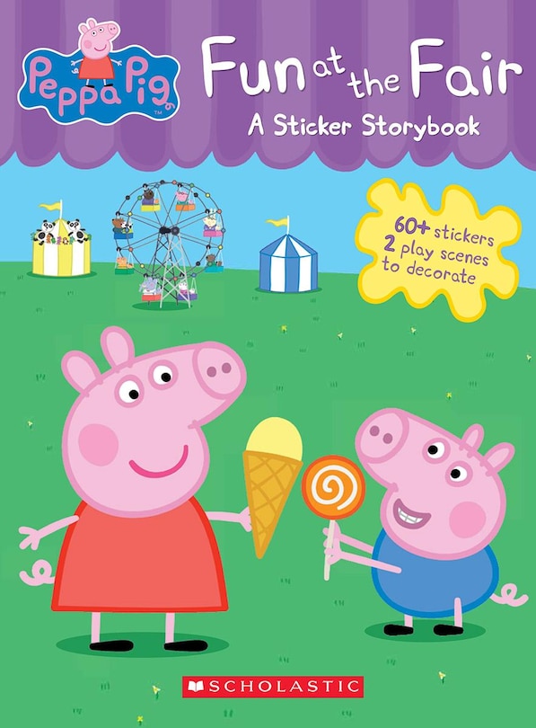 Front cover_Fun At The Fair: A Sticker Storybook (peppa Pig)
