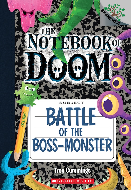 Couverture_Battle of the Boss-Monster: A Branches Book (The Notebook of Doom #13)