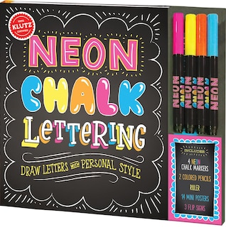 Neon Chalk Lettering: Draw letters with personal style