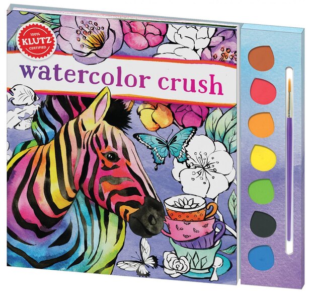 Watercolor Crush, Book by Editors of Klutz (Hardcover) www.chapters