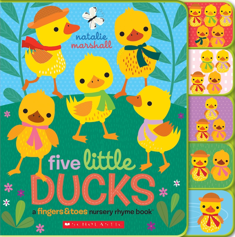 Front cover_Five Little Ducks: A Fingers & Toes Nursery Rhyme Book