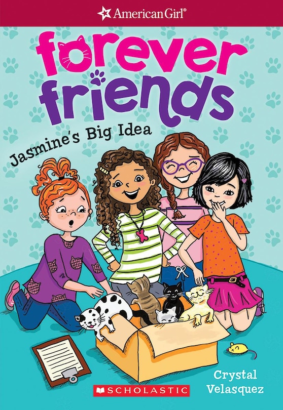 Front cover_Jasmine's Big Idea (American Girl: Forever Friends #1)