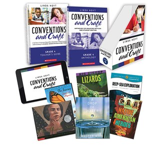 Front cover_Conventions and Craft: A Full Year of Literature-Based Micro-Workshops to Build Essential Understandings for Grammar, Sentence Structure & Word Study