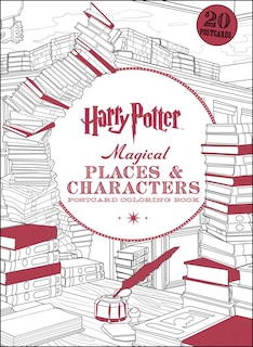 Front cover_Harry Potter Magical Places &amp; Characters Postcard Coloring Book