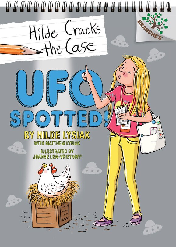 Couverture_UFO Spotted!: A Branches Book (Hilde Cracks the Case #4) (Library Edition)