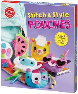 Front cover_Klutz: Stitch & Style Pouches