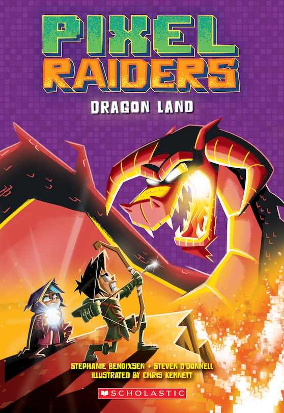 Front cover_Dragon Land (Pixel Raiders #2)