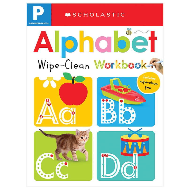 Couverture_Pre-K Alphabet Wipe-Clean Workbook: Scholastic Early Learners (Wipe-Clean)