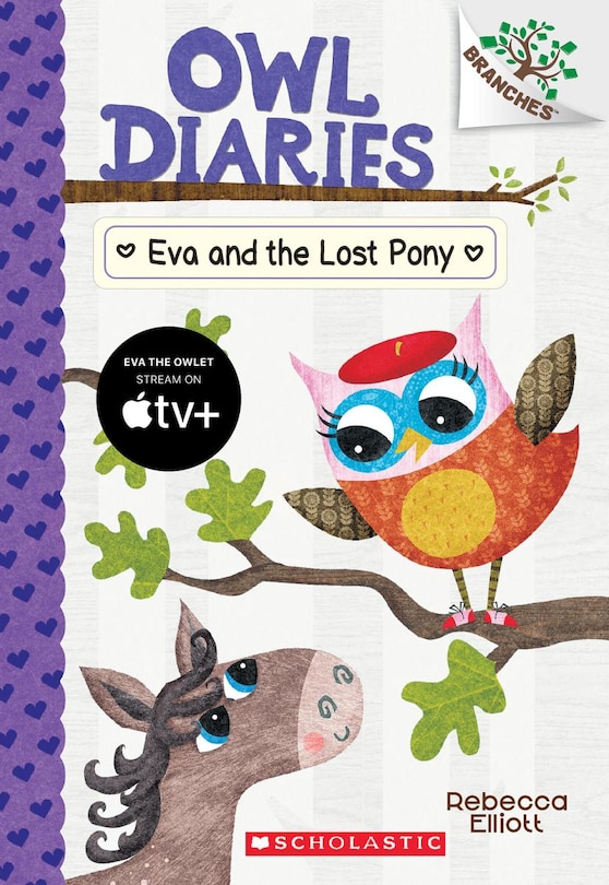 Front cover_Eva and the Lost Pony: A Branches Book (Owl Diaries #8)