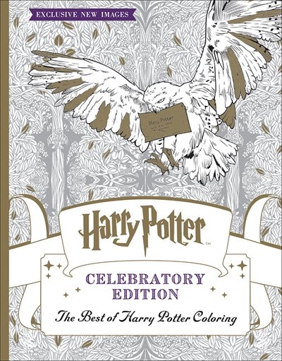Front cover_The Harry Potter Coloring Book: Celebratory Edition