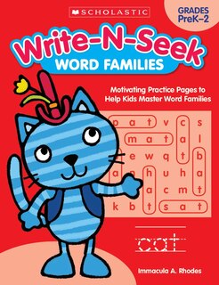 Front cover_Write-N-Seek: Word Families