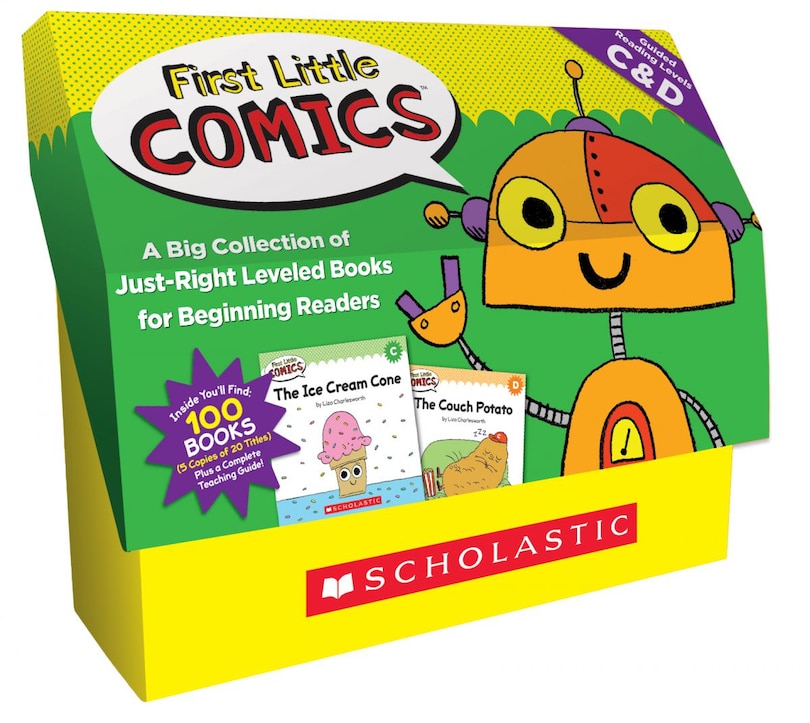 Front cover_First Little Comics Classroom Set: Levels C & D